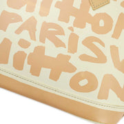 Louis Vuitton 2001 Beige Graffiti Alma MM Handbag M92180