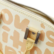 Louis Vuitton 2001 Beige Graffiti Alma MM Handbag M92180