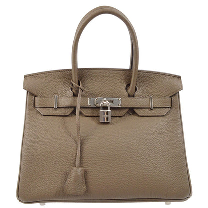 Hermes 2014 Toupe Gray Togo Birkin 30 Handbag
