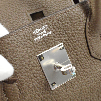 Hermes 2014 Toupe Gray Togo Birkin 30 Handbag