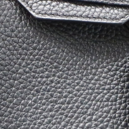 Hermes 2015 Black Taurillon Clemence Birkin 30 Handbag