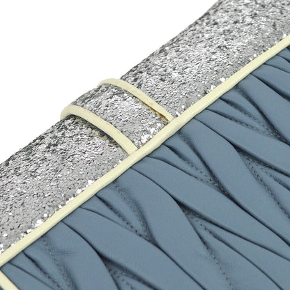 damage Miu Miu Light Blue Shoulder Bag