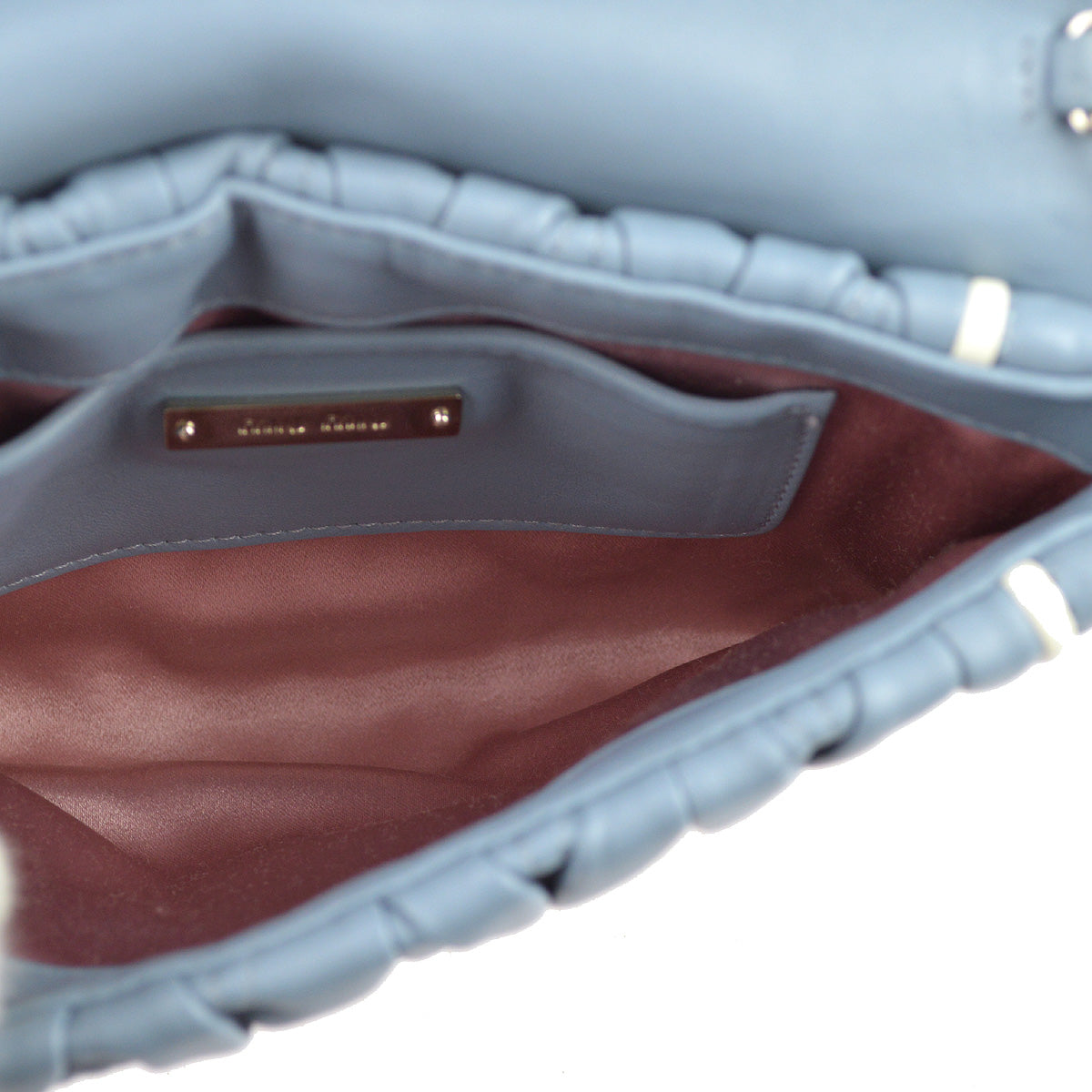 damage Miu Miu Light Blue Shoulder Bag