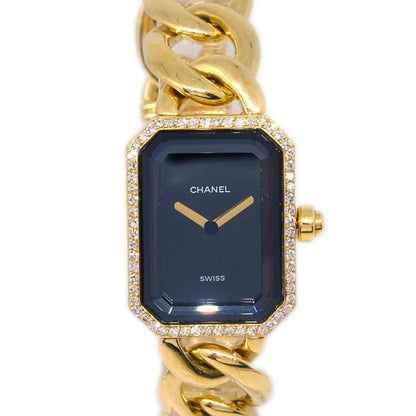 Chanel Premiere Watch 18KYG Diamond #L