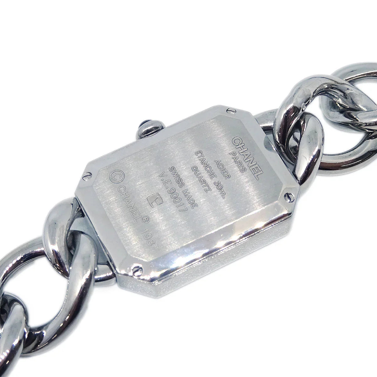Chanel Premiere Quartz Watch Silver SS #L