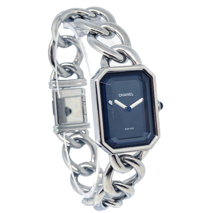 Chanel Premiere Quartz Watch Silver SS #L