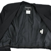 Chanel Setup Suit Jacket Skirt Black 00T #38