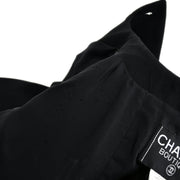 Chanel Setup Suit Jacket Skirt Black P95 #40