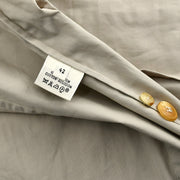 Hermes Single Breasted Jacket Beige #42