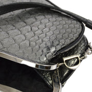 Christian Dior * 2003 Gray Mini Saddle Handbag