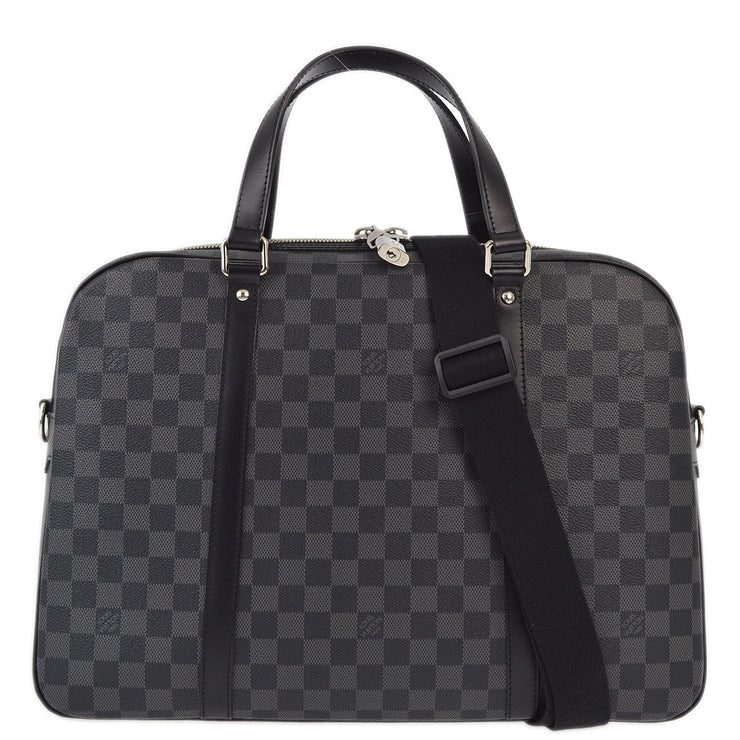 Louis Vuitton 2008 Damier Graphite Yohn 2way Briefcase Handbag N48118