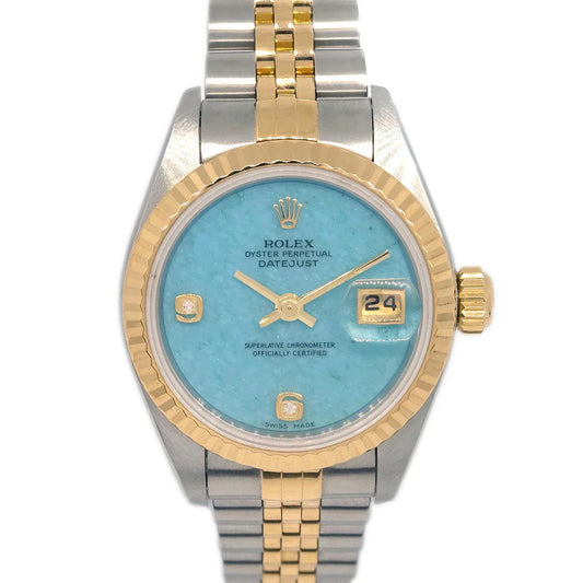 Rolex Oyster Perpetual Datejust Watch 26mm Ref.79173 2BR 18KYG SS