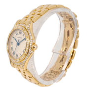 Cartier Panthere Cougar SM Quartz Watch 18KYG Diamond