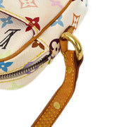 Louis Vuitton 2005 White Monogram Multicolor Rift Shoulder Bag M40055