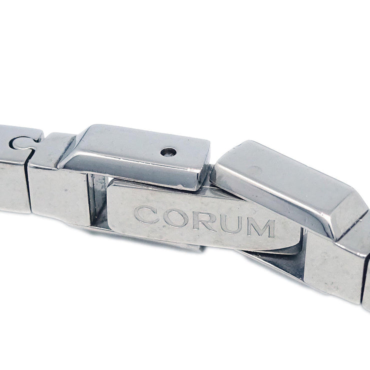 Corum Sugar Cube Ref.137.430.47 Quartz Watch SS Diamond