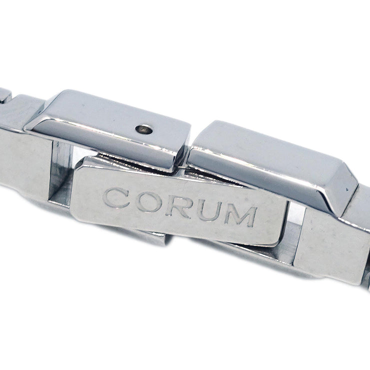 Corum Sugar Cube Quartz Watch SS Diamond