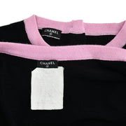 Chanel Ensemble Cardigan Short Sleeve Top Black