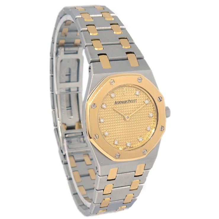 Audemars Piguet Royal Oak Ref.663395A Quartz Watch 18KYG SS Diamond