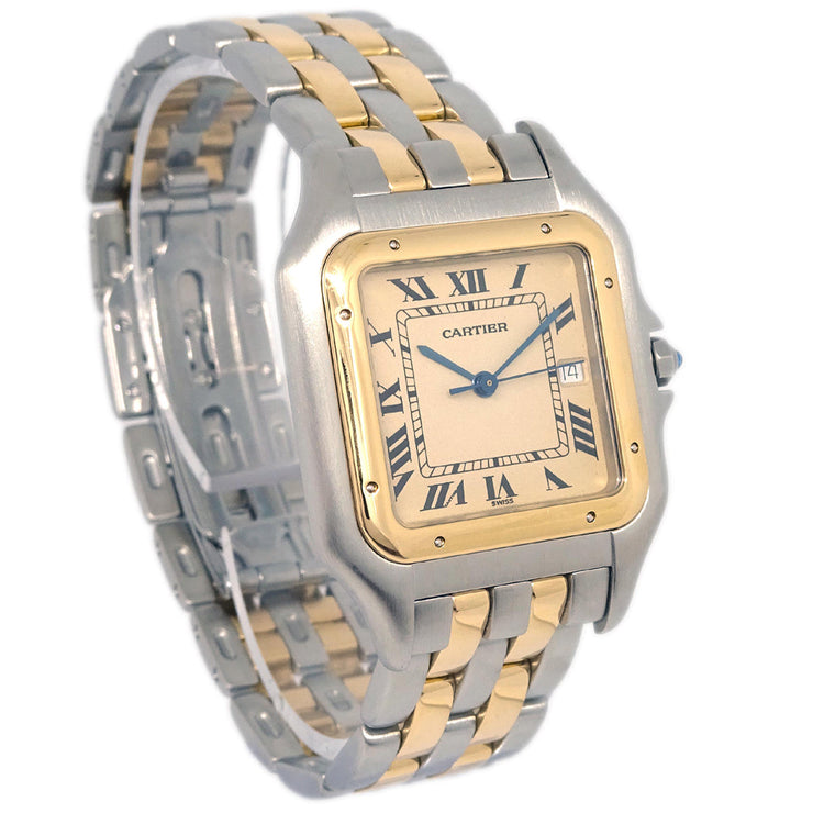 Cartier Panthere LM Quartz Watch SS 18KYG