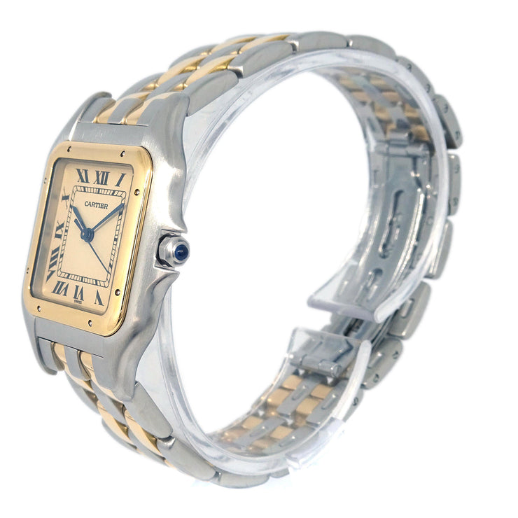 Cartier Panthere LM Quartz Watch SS 18KYG