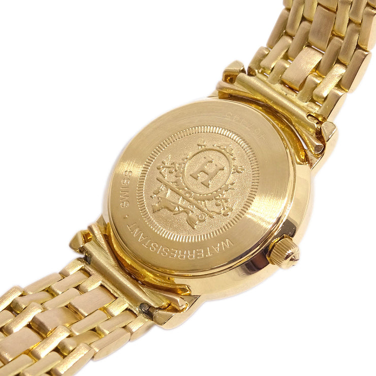 Hermes Serie Quartz Watch Gold 18KYG