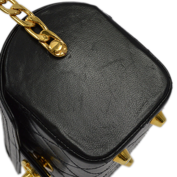 Chanel * 1986-1988 Black Lambskin Handbag