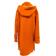 Hermes Hooded Coat Orange #46