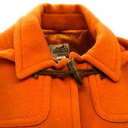 Hermes Hooded Coat Orange #46