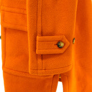 Hermes Hooded Coat Orange #46