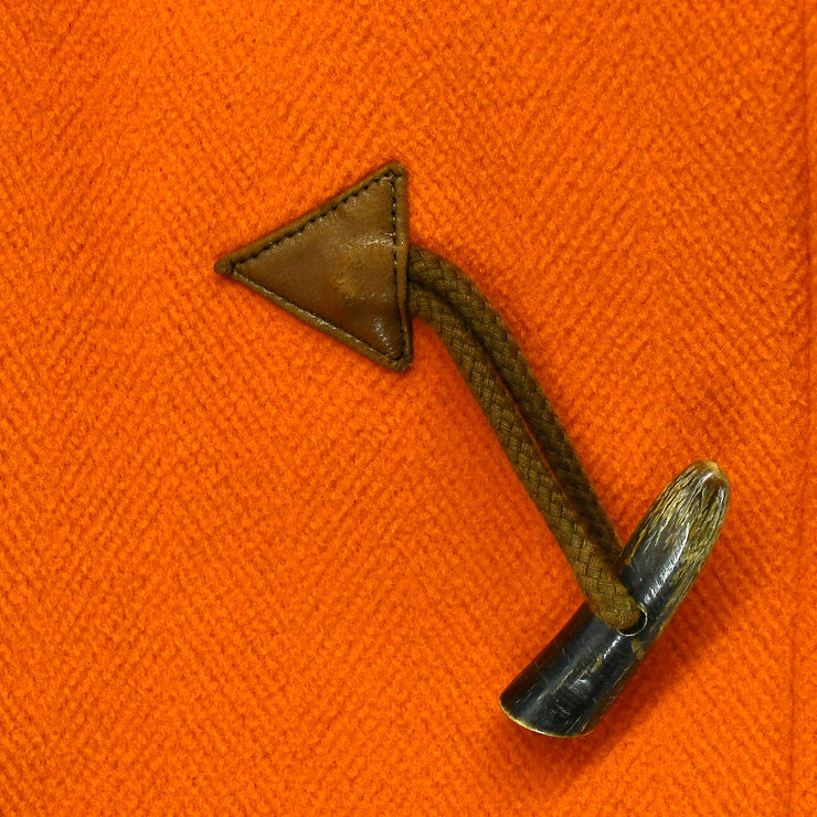 Hermes Hooded Coat Orange #46