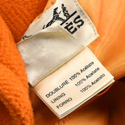 Hermes Hooded Coat Orange #46