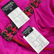 Chanel Setup Suit Jacket Skirt Pink 29 #36