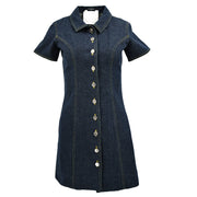 Chanel Denim Dress Navy #36