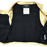 Chanel Sleeveless Vest Jacket Gold 94A #42