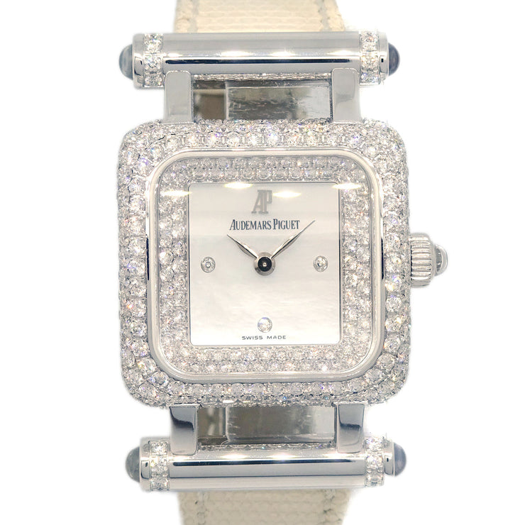 Audemars Piguet Deva Quartz Watch 18KWG Diamond