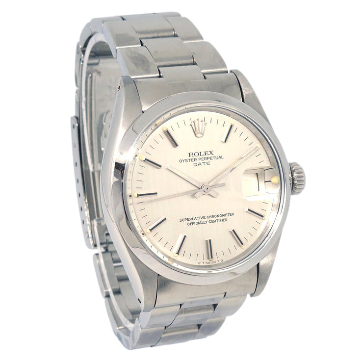 Rolex Oyster Perpetual Date 34mm Ref.1500 Self-winding Watch SS