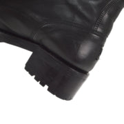 Chanel * Black Sport Line Short Boots Shoes #35