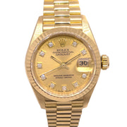 Rolex Oyster Perpetual Datejust 26mm Watch Ref.69178G 18KYG Diamond