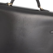 Hermes 2005 Black Box Calf Kelly Depeches 34 Briefcase