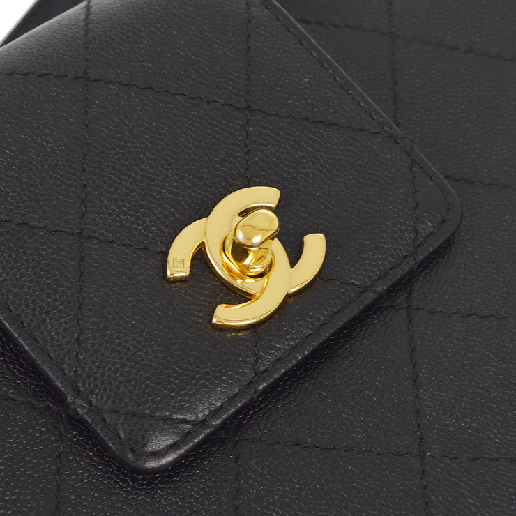 Chanel 1996-1997 Black Caviar Handbag