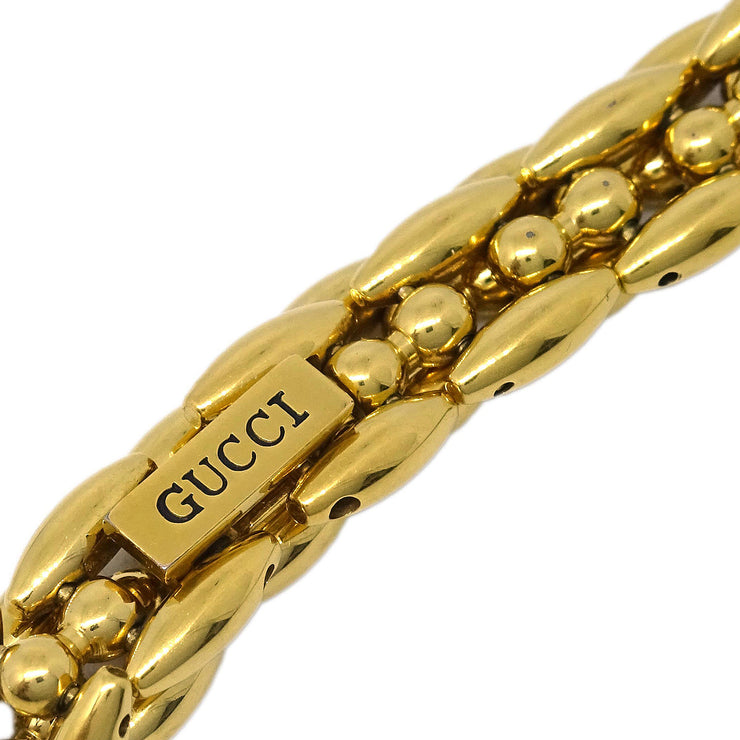 Gucci 11/12.2 Change Bezel Chameleon Watch SS Gold