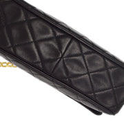 Chanel 1991-1994 Black Lambskin Camera Bag Small