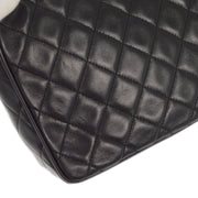 Chanel 1991-1994 Black Lambskin Camera Bag Small