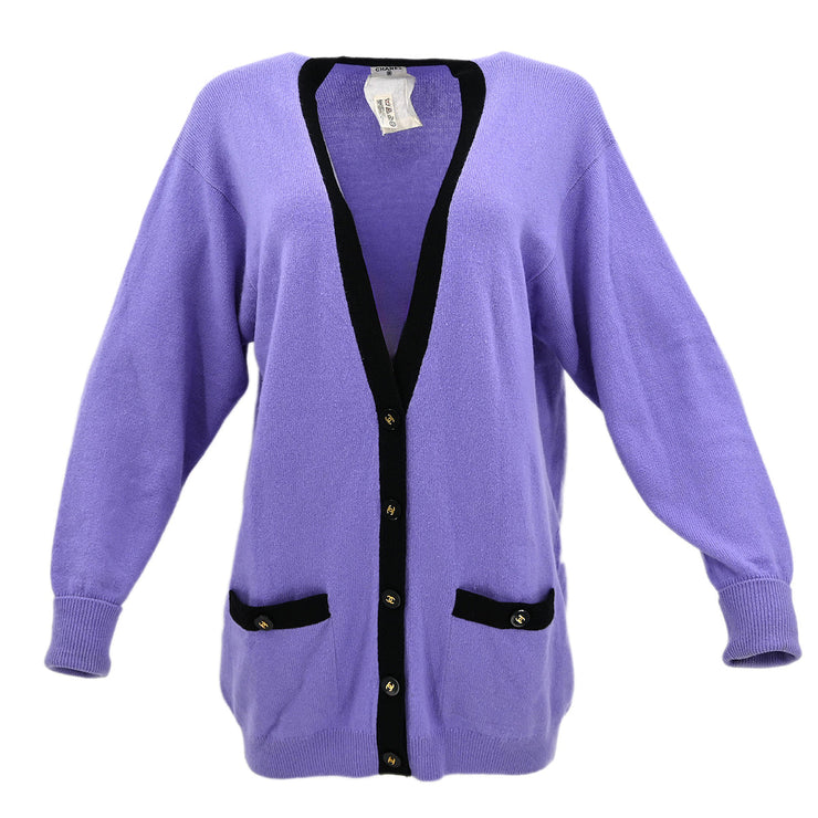 Chanel Cardigan Purple