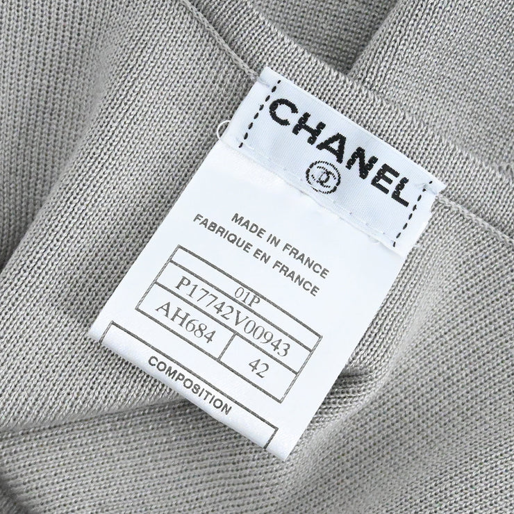 Chanel Sport Line Sleeveless Top Gray 01P #42