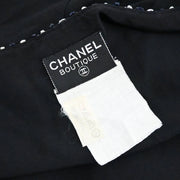 Chanel Collarless Jacket Black