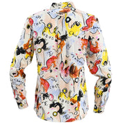 Chanel Blouse Shirt Multicolor 03535 #34