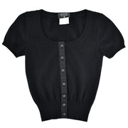 Chanel Cardigan Black 95A #34