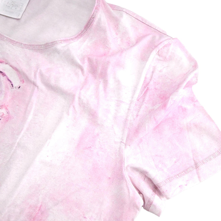 Chanel T-shirt Top Pink 09C #46