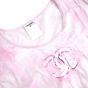 Chanel T-shirt Top Pink 09C #46